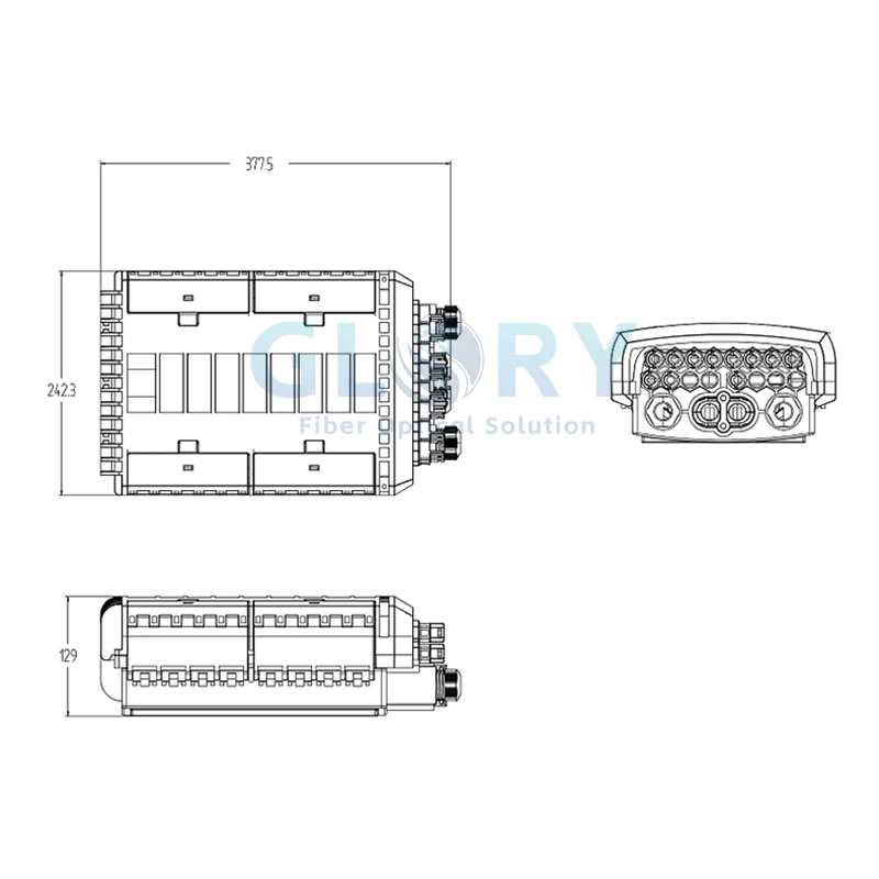 splice closure size for optical fiber cable splice closure size for optical fiber cable